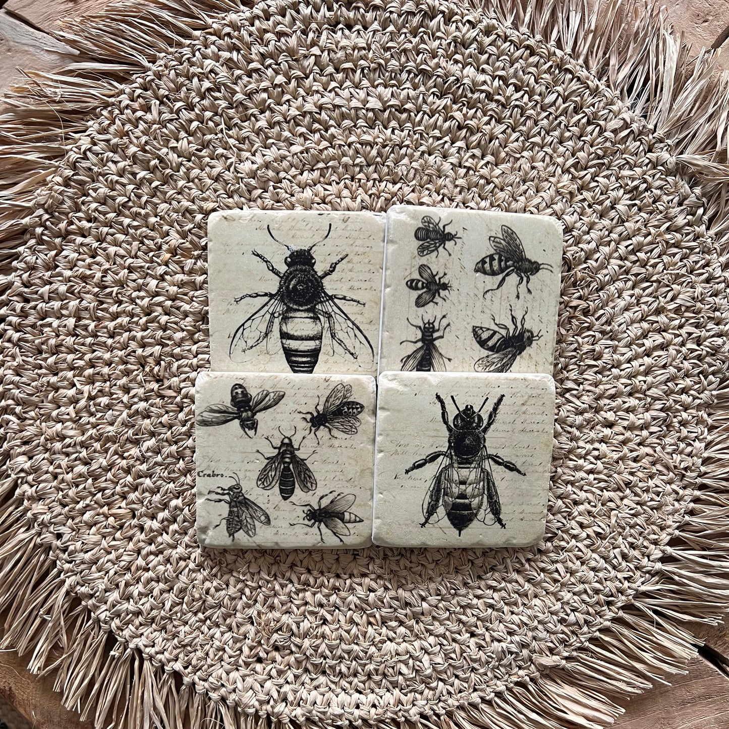 Untersetzer aus Steingut