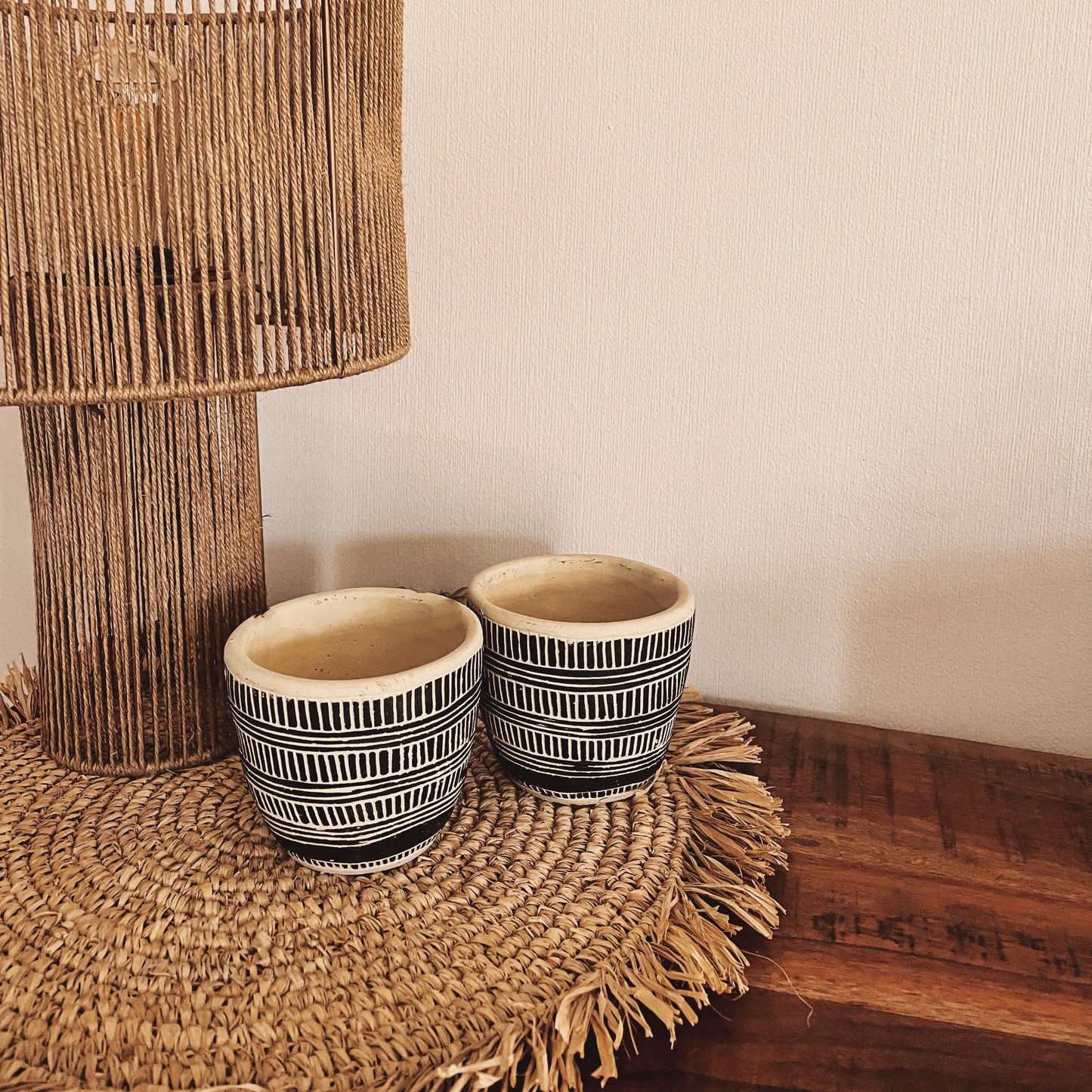 Übertopf „Zebra“