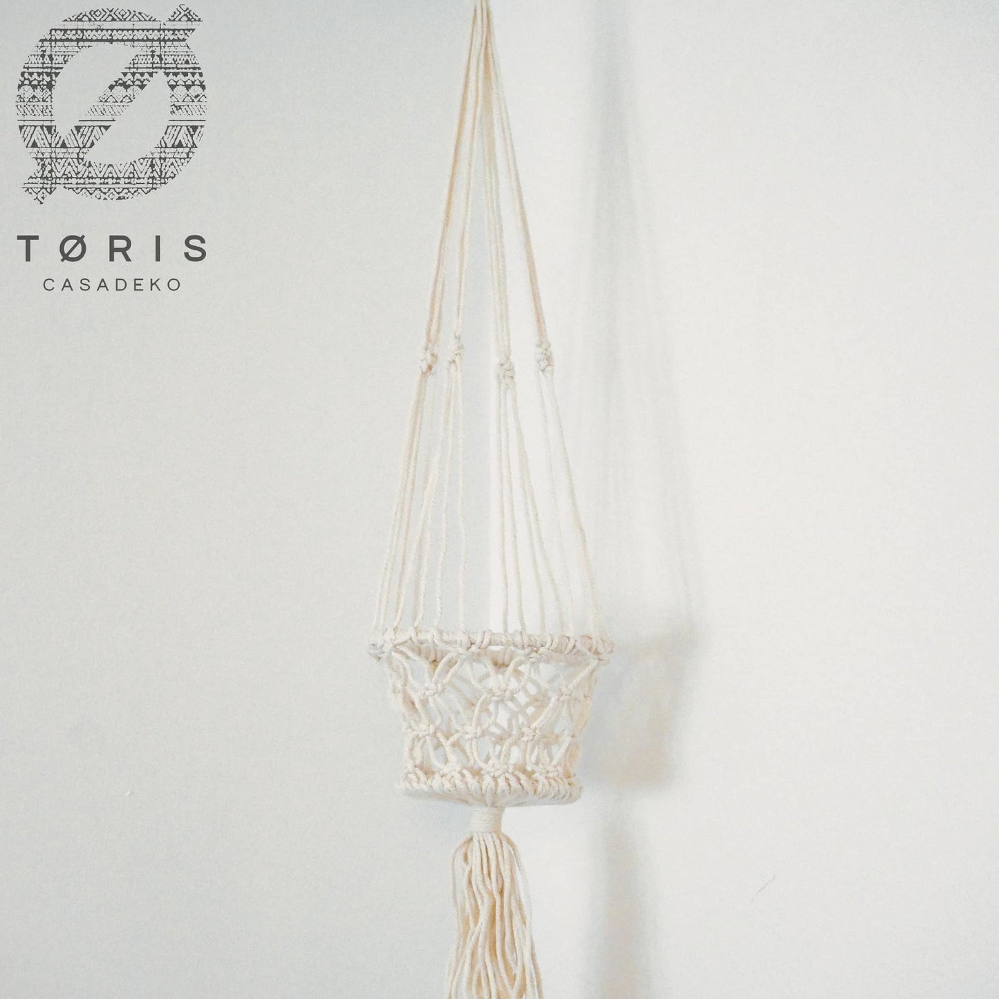 Blumenampel aus Makramee