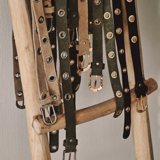 Gürtel aus Wildleder