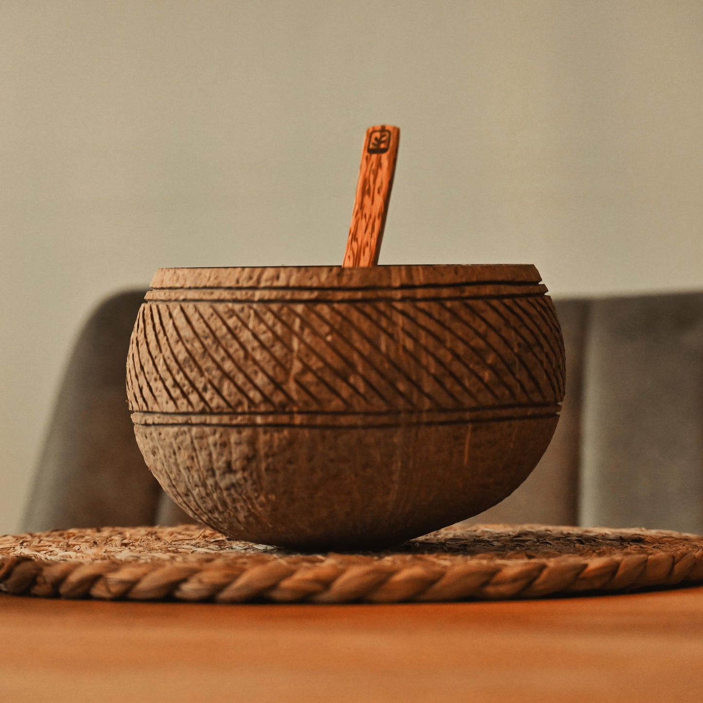 Schale aus Kokosnuss