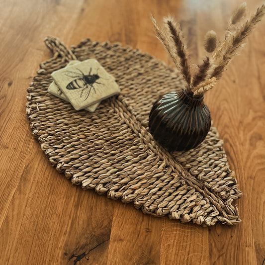 geflochtenes Dekoblatt