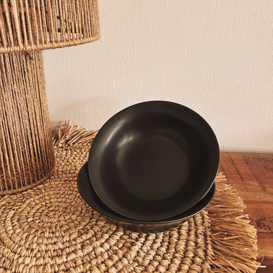 Bowl matt black