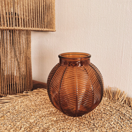 Kerzenglas mit Muster