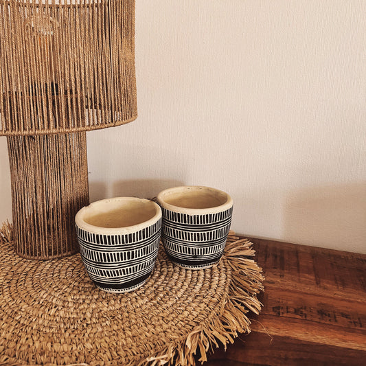 Übertopf „Zebra“